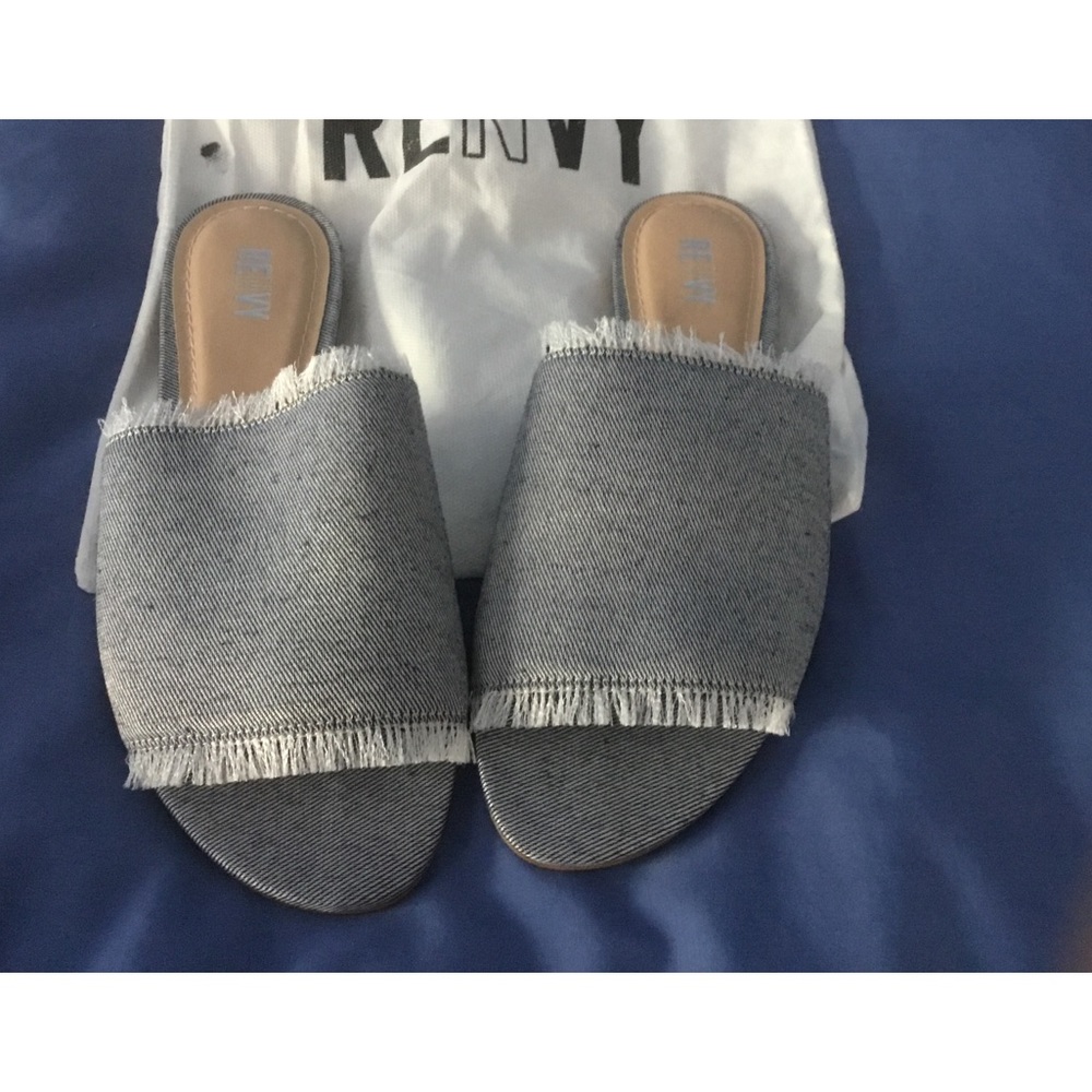 Renvy nwt blue slides